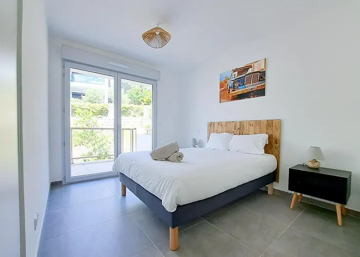 Daire 2b Near Vaugrenier Ac Terrace Sea View Swimming Pool Parking- Benakey Villeneuve-Loubet