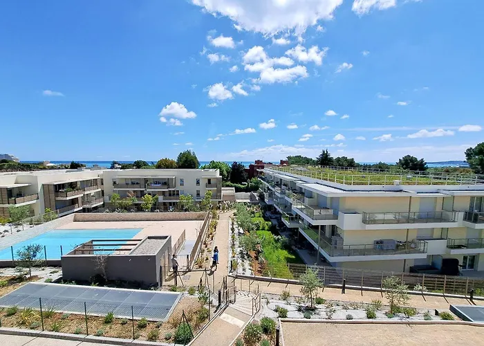 Daire 2b Near Vaugrenier Ac Terrace Sea View Swimming Pool Parking- Benakey